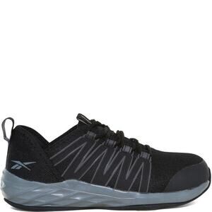 Reebok Work Steel Toe Black Shoes Men’s 15W RB2211 Slip Resistant EH SR